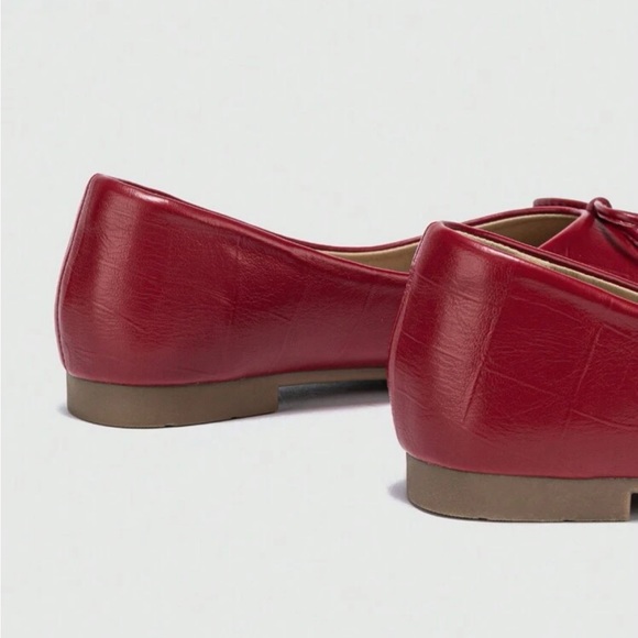 Red Ballet Flats - Picture 2 of 4